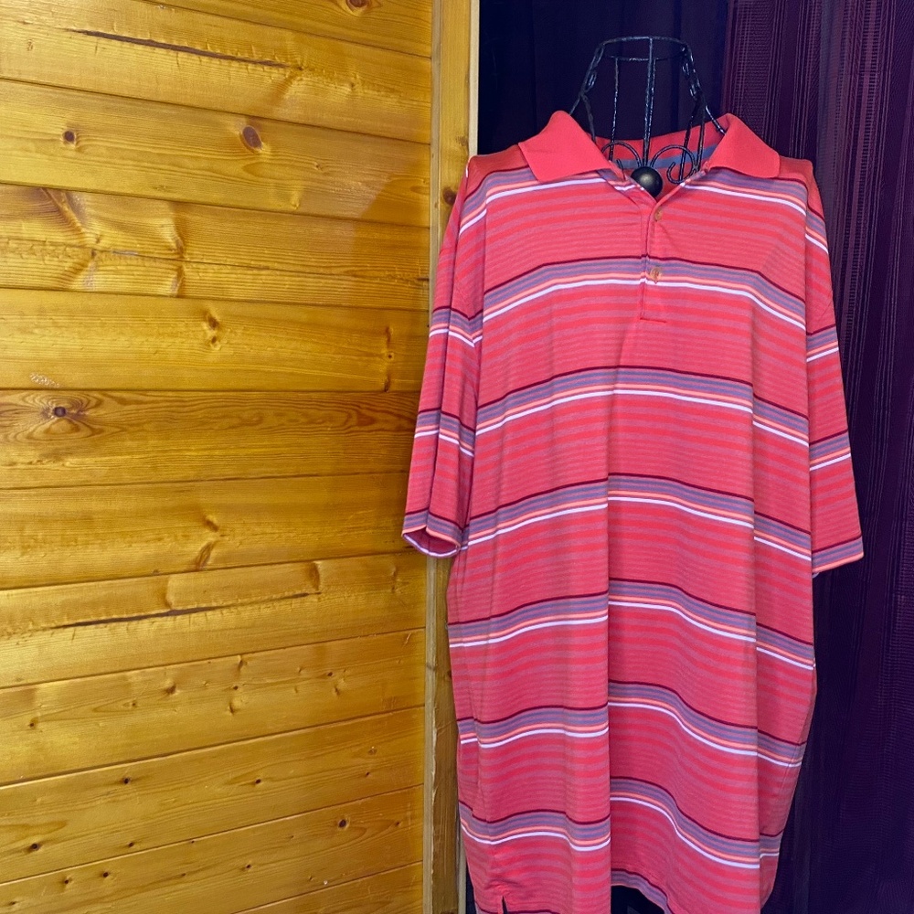 Nike Golf Dri-FIT "Royal Oaks" Striped Polo